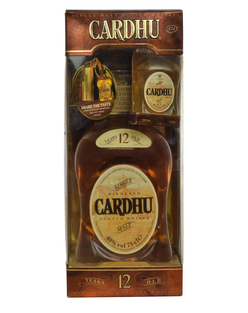 Cardhu 12 Years Old With Miniature Box Must Have Malts MHM