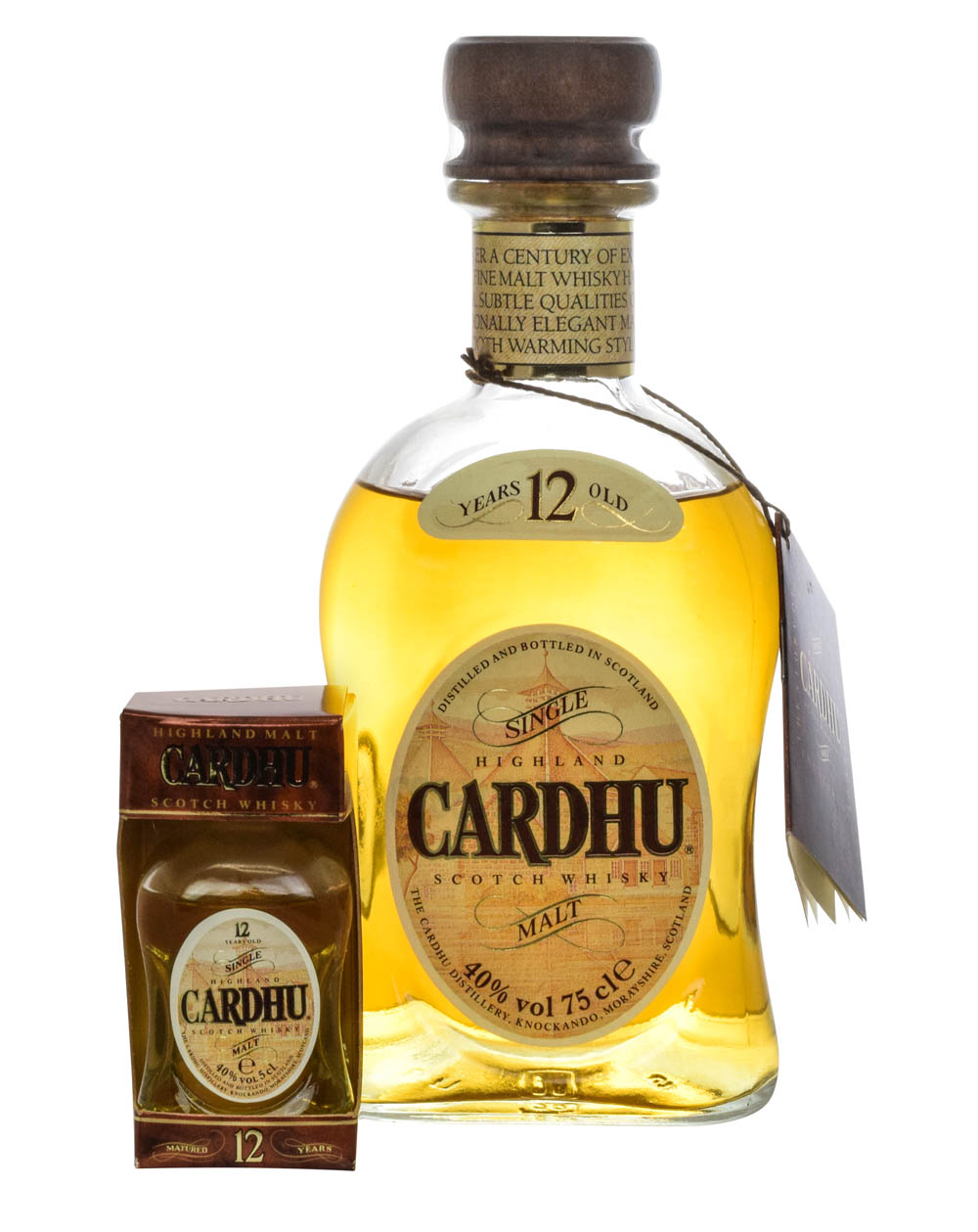Cardhu 12 Years Old With Miniature Must Have Malts MHM