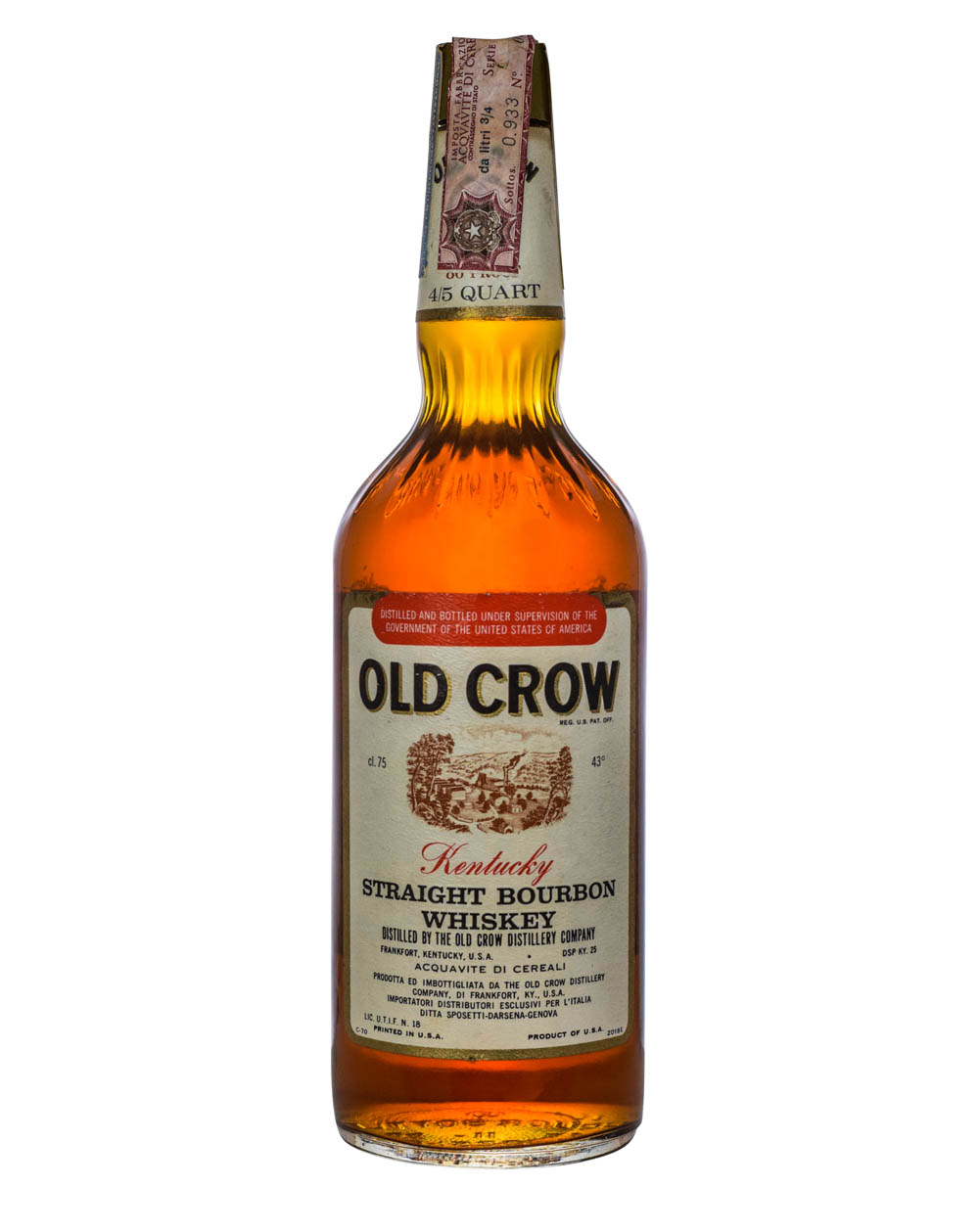 Old Crow 4_5 Quart 1970 Must Have Malts MHM