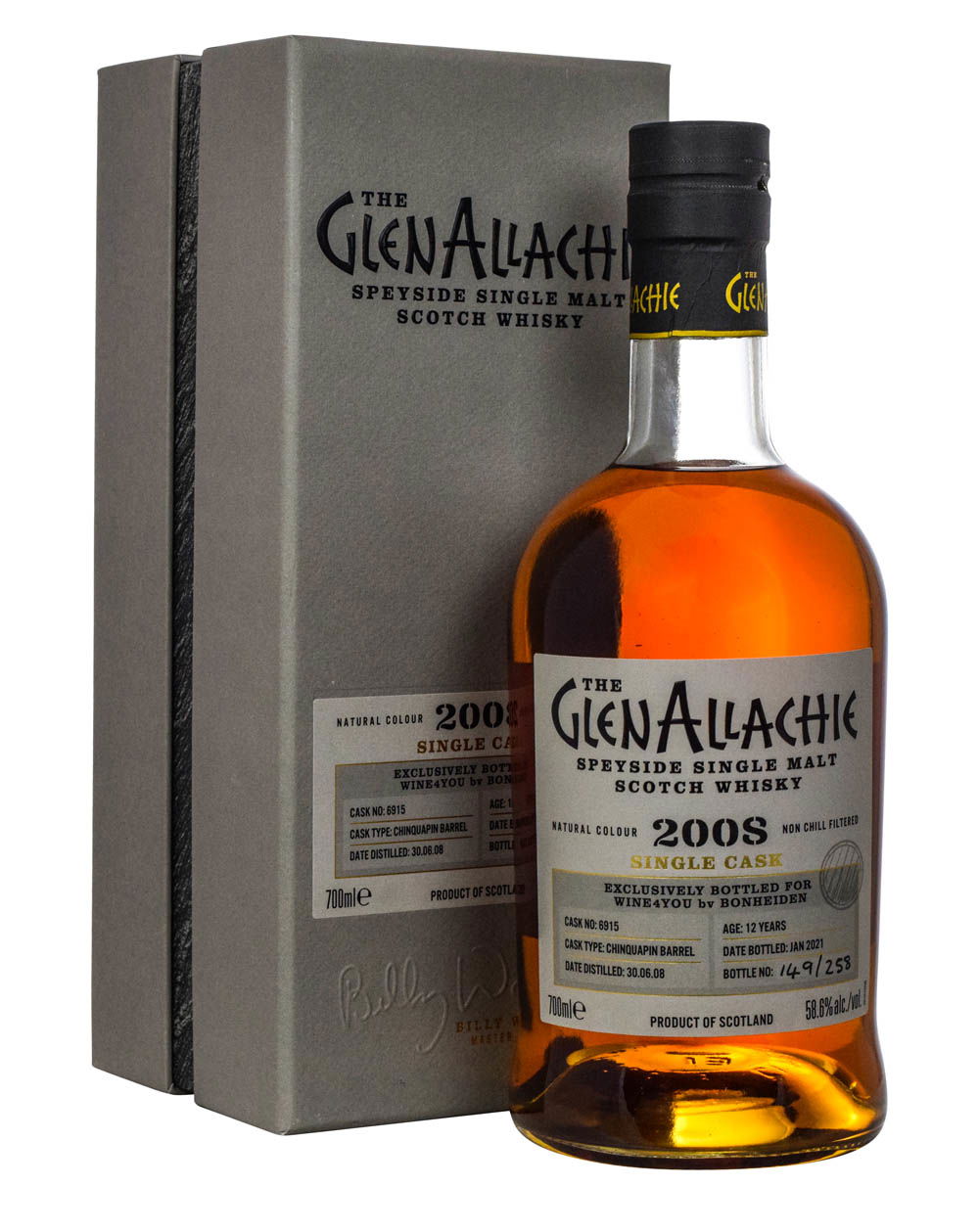 Glenallachie 12 Years Old Single Cask 2008 Cask 6915 Musthave Malts