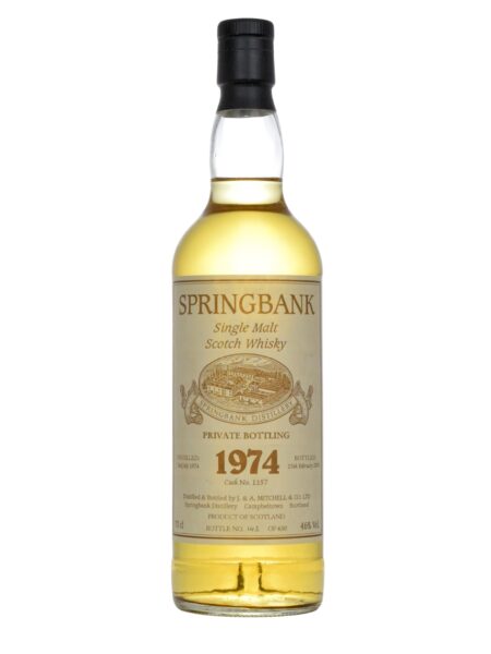 Springbank 28 Years Old Private Bottling 1974 Cask #1157 Must Have Malts MHM