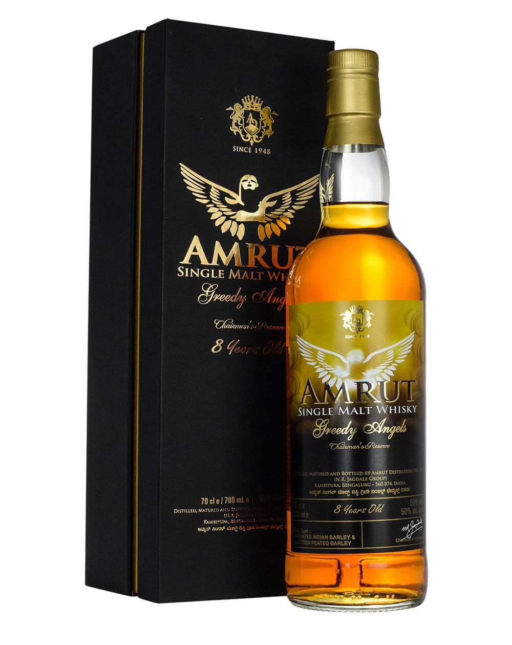 Amrut 8 Years Old Greedy Angels Box Must Have Malts MHM