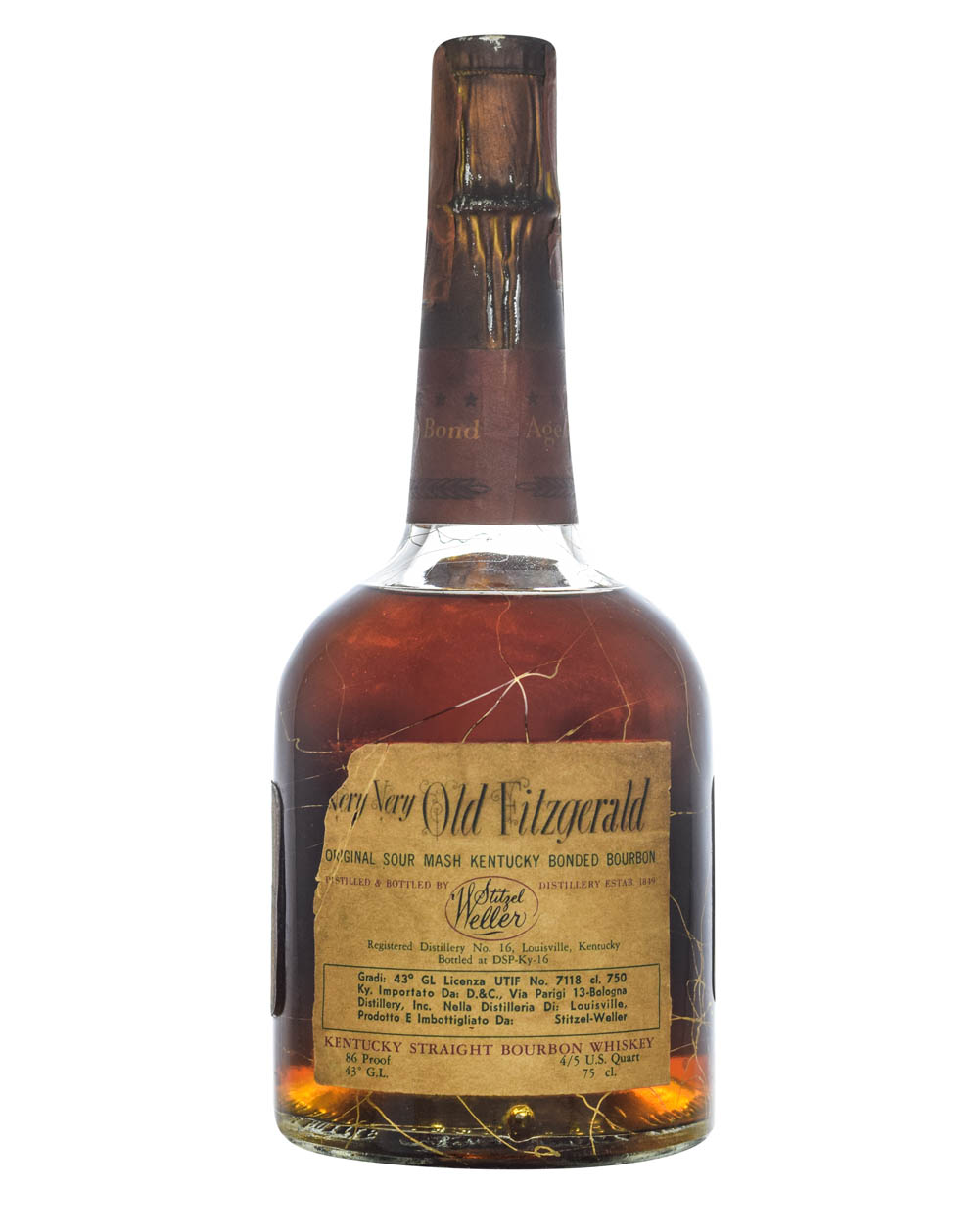 Very Very Old Fitzgerald 1957 12 Years Old Stitzel-Weller Musthave Malts MHM