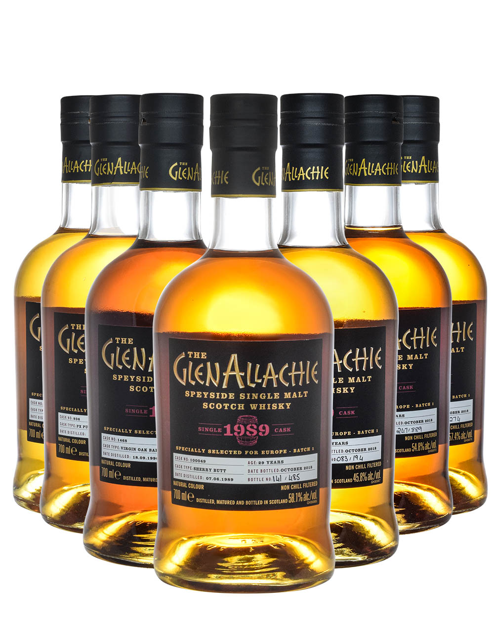 Glenallachie Single Cask for Europe Full Set Must Have Malts MHM