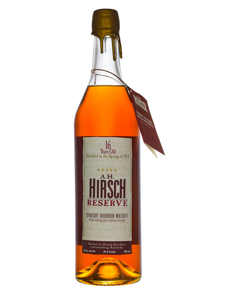 A.H. Hirsch Reserve 16 Years Old Gold Wax Musthave Malts MHM