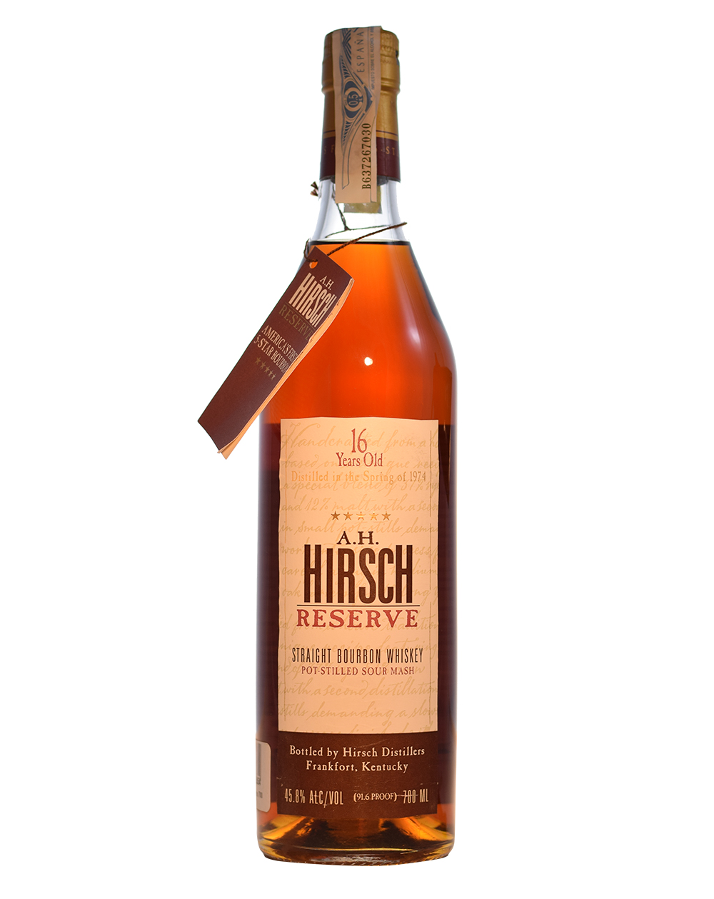 AH Hirsch Reserve 1974 Gold Foil (16 Years Old) Musthave Malts MHM