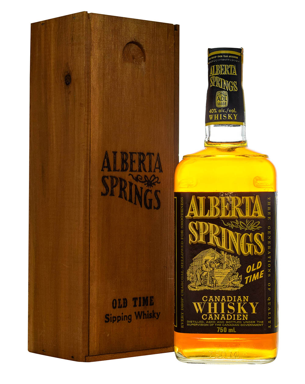 Alberta Springs Old Time Canadian Whisky Box