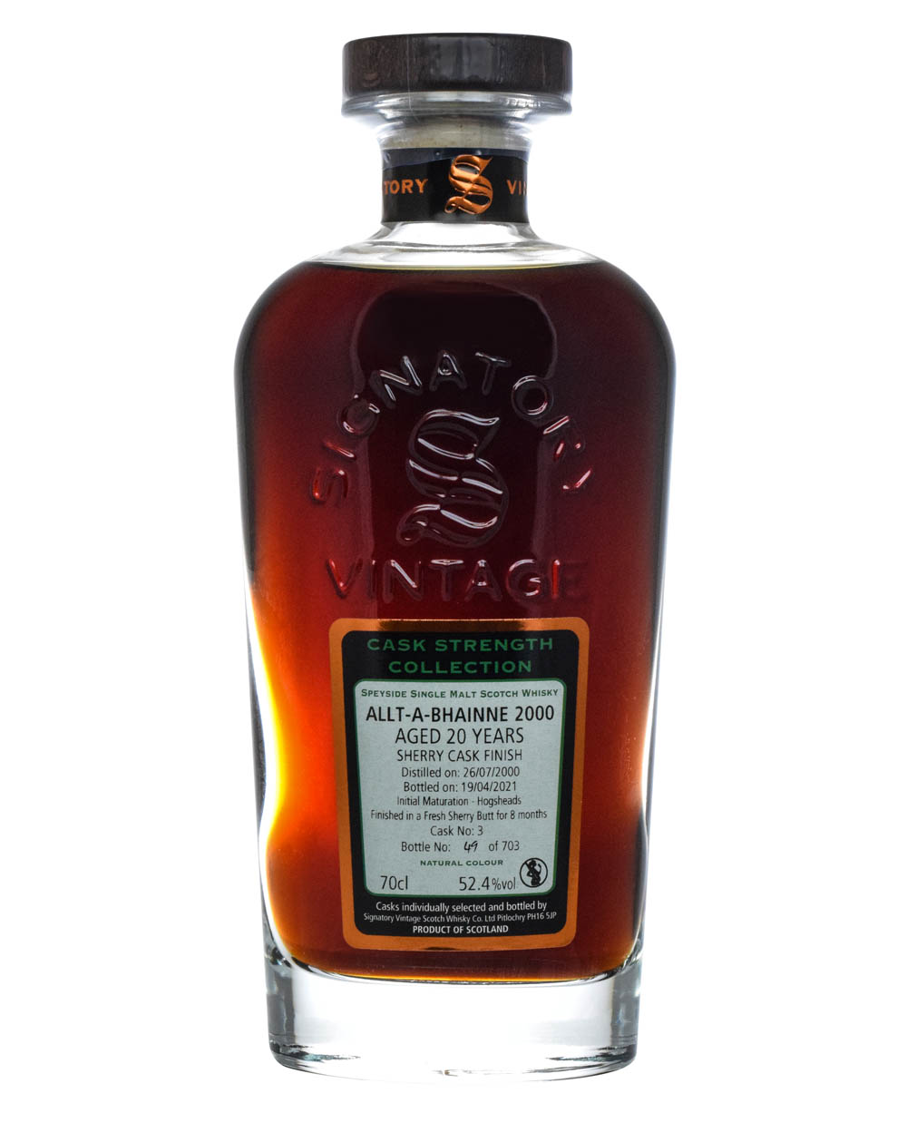 Allt-A-Bhainne 20 Years Old Signatory Vintage 2000 Musthave Malts MHM