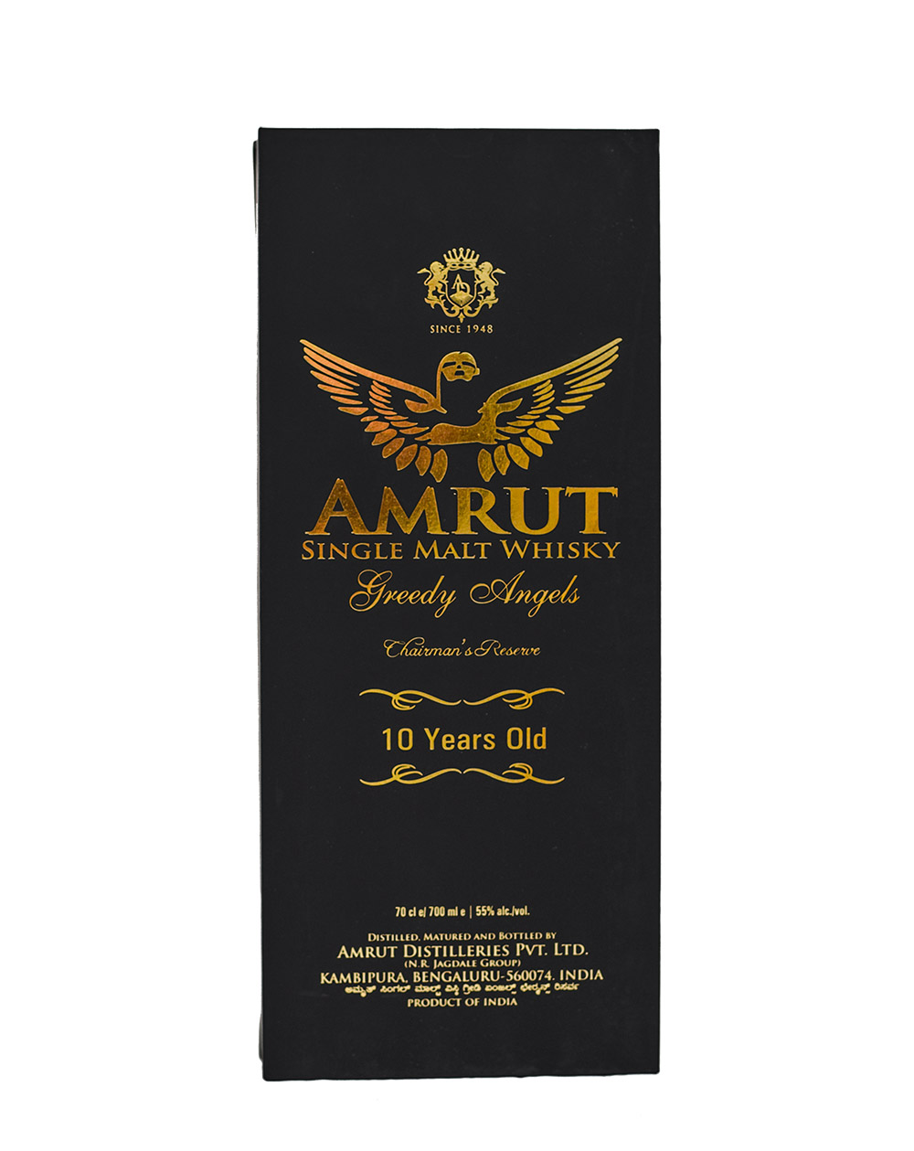 Amrut Greedy Angels Chairman_s Reserve 2019 (10 Years Old) Box Musthave Malts MHM