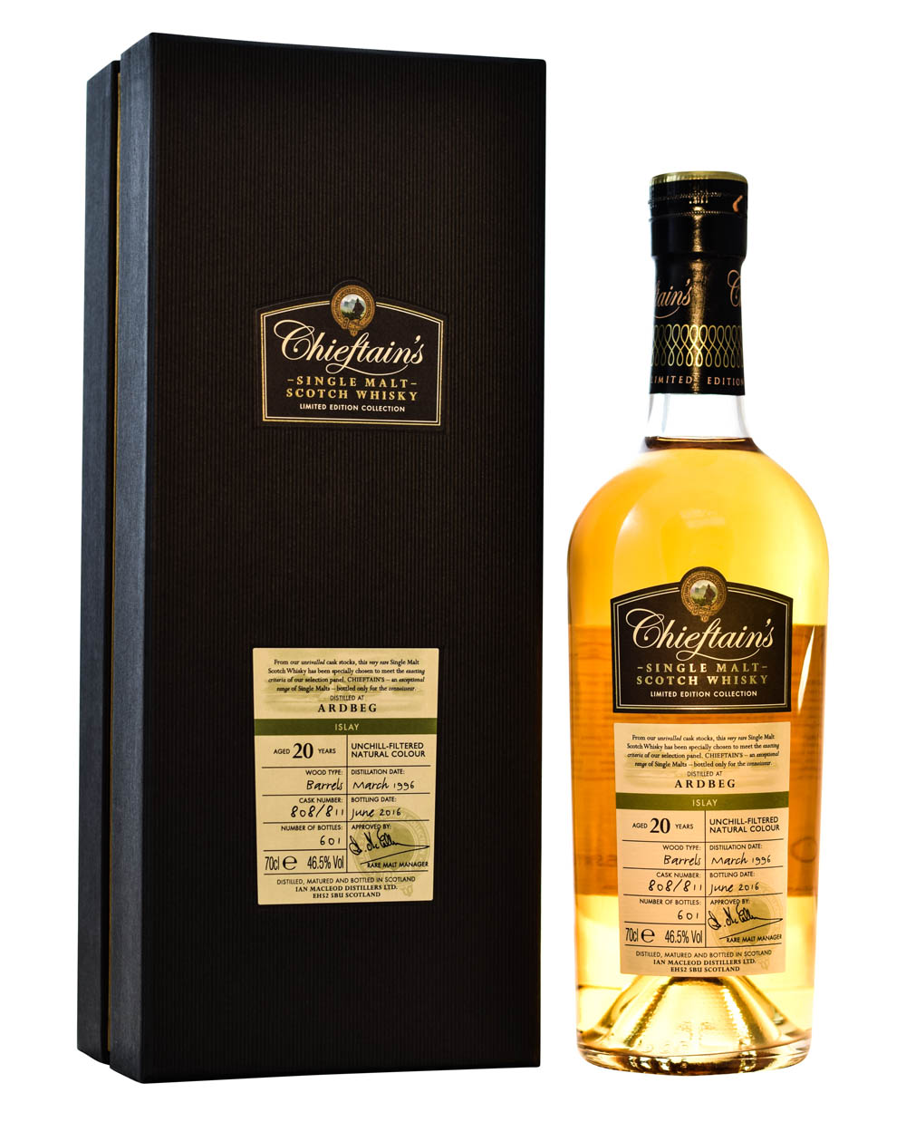Ardbeg 1996 Chieftain's (20 Years Old) - Box Musthave Malts MHM