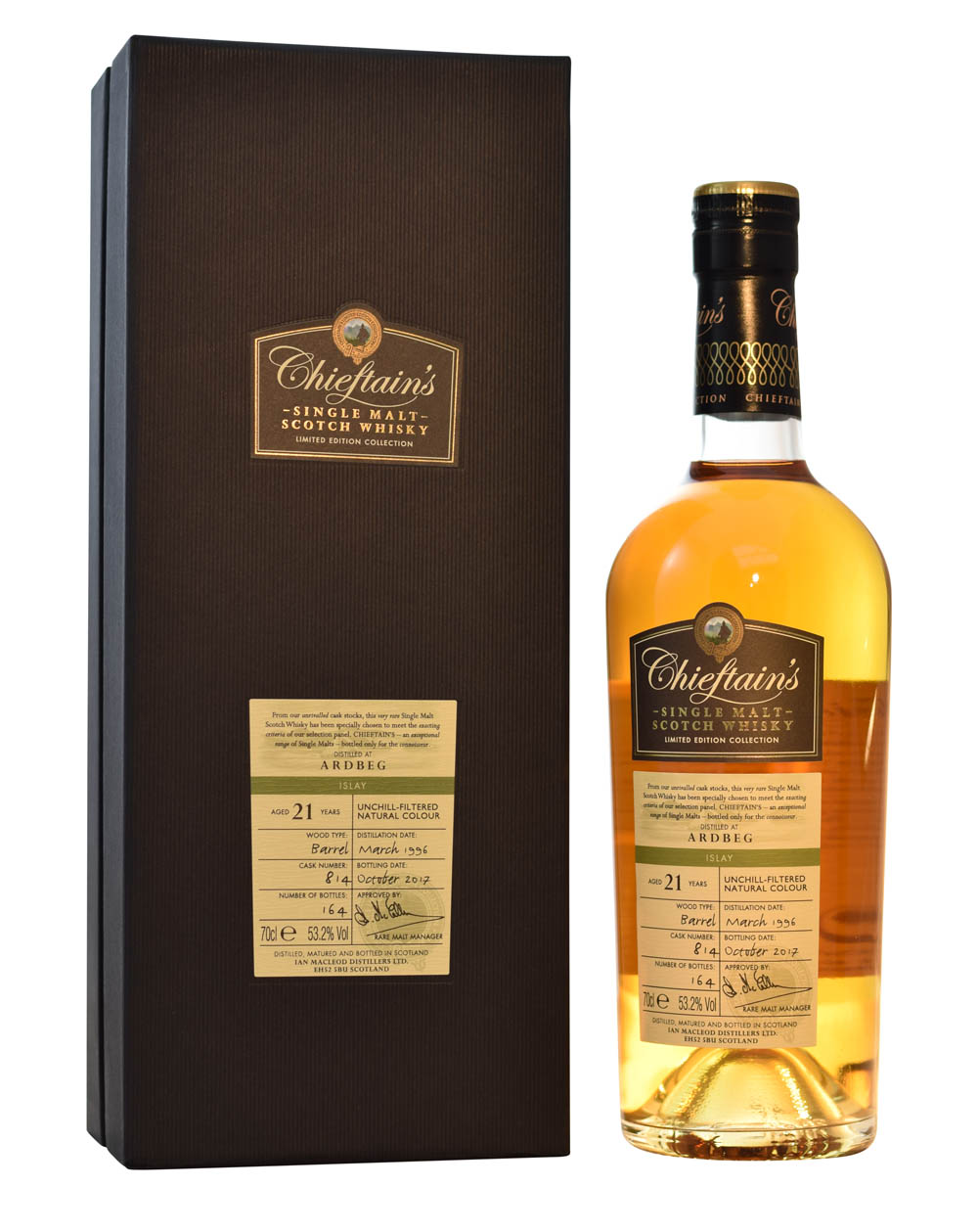 Ardbeg 1996 Chieftain's (21 Years Old) - Box Musthave Malts MHM