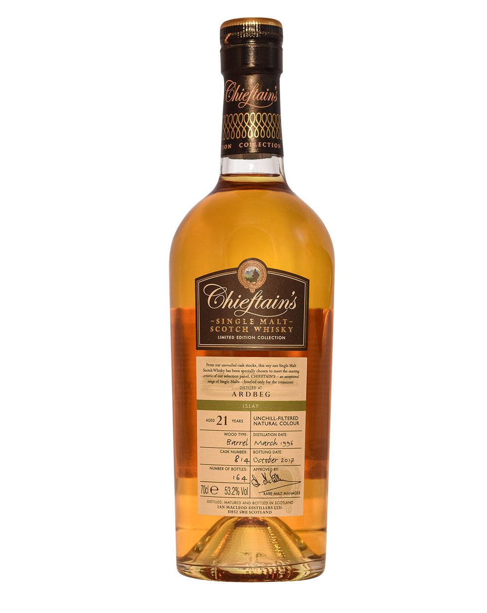 Ardbeg 1996 Chieftain's (21 Years Old) Musthave Malts MHM