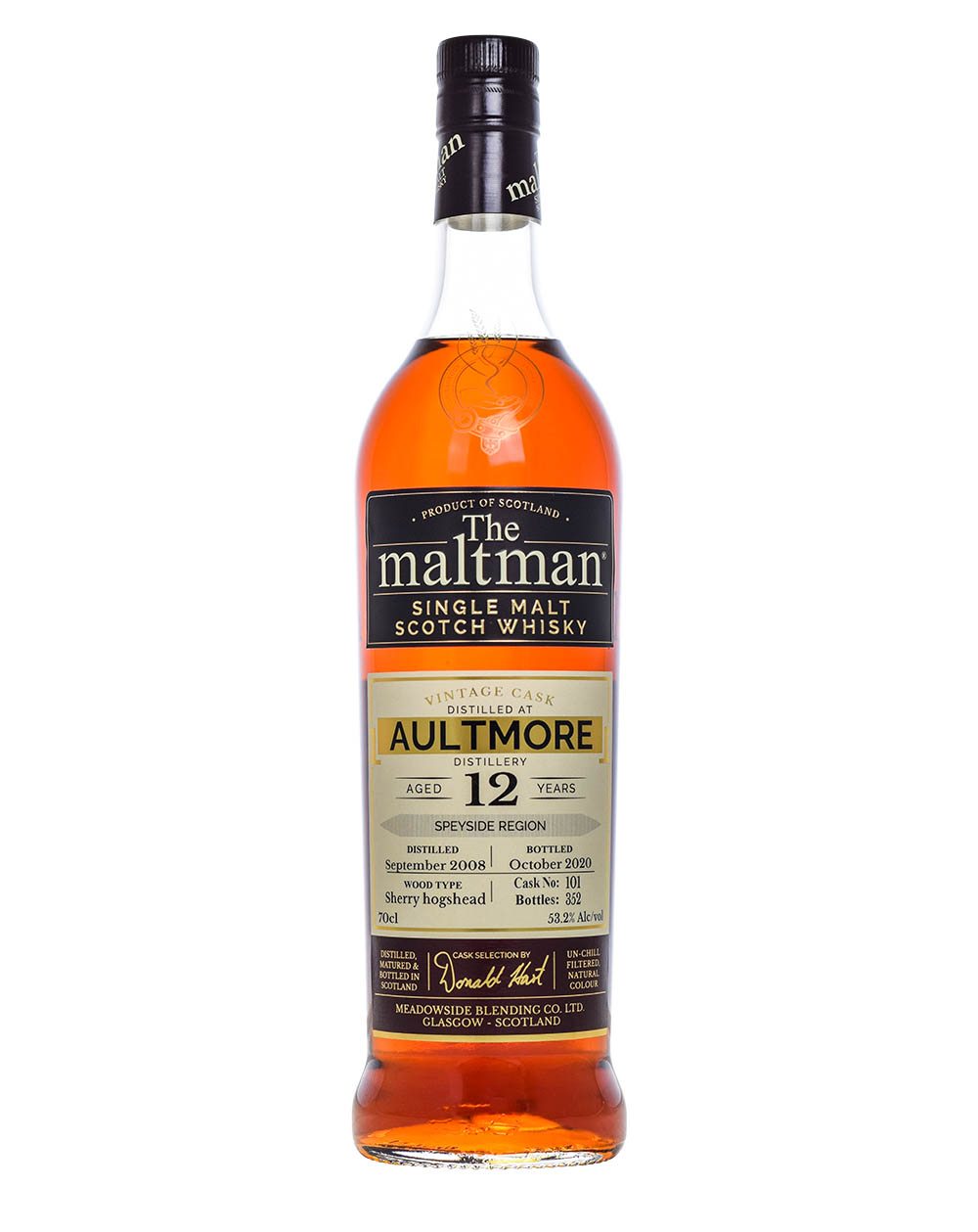 Aultmore 12 Years Old The Maltman 2008 Cask 101 Musthave Malts MHM