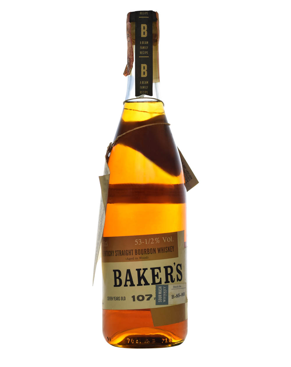 Baker's 7 Years Old 107 Proof Batch B-85-001 Musthave Malts MHM
