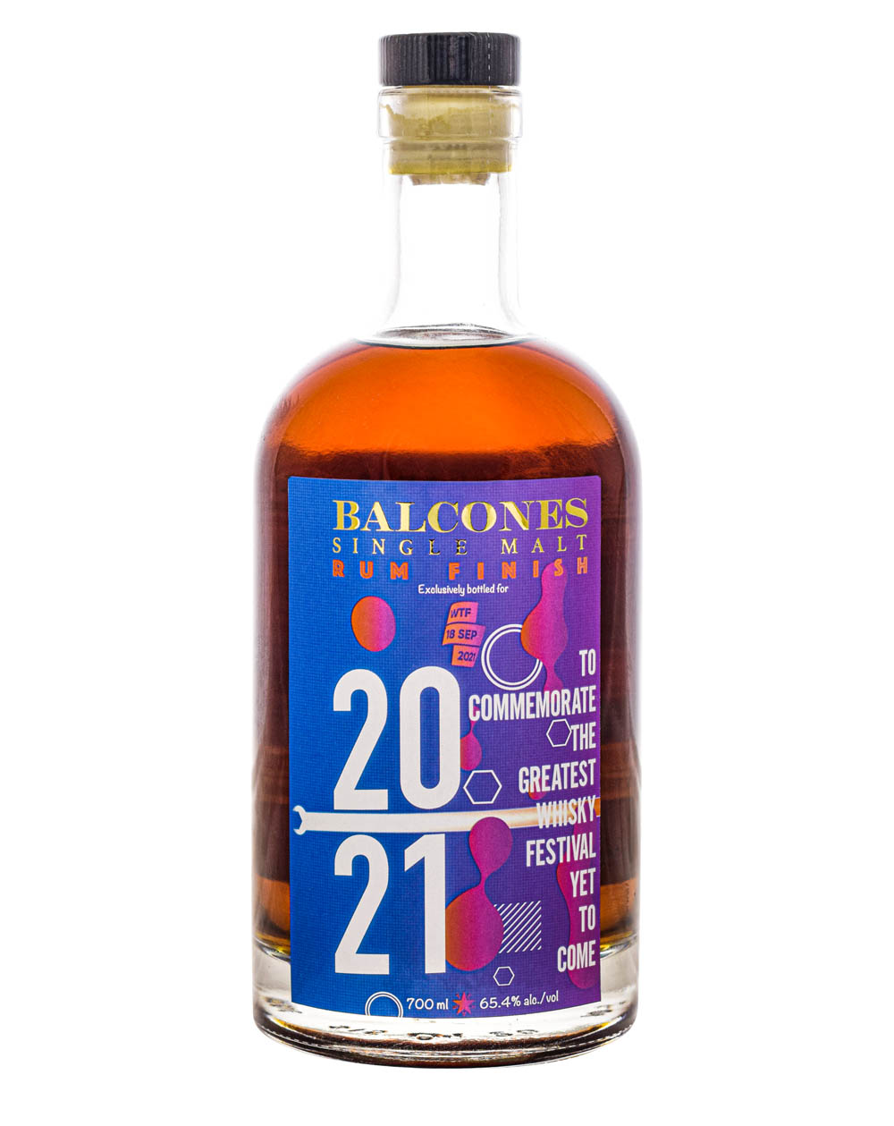 Balcones Exclusively Bottled for WTF Whisky Festival 2020 Rum Finish 65.4 Musthave Malts MHM