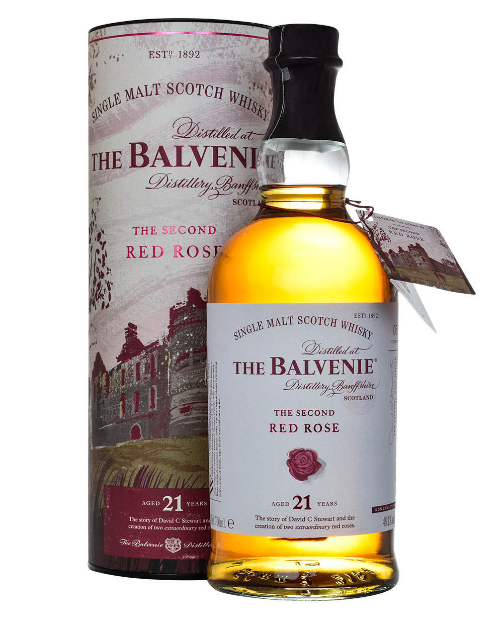 Balvenie 21 Years Old The Second Red Rose Tube Musthave Malts MHM