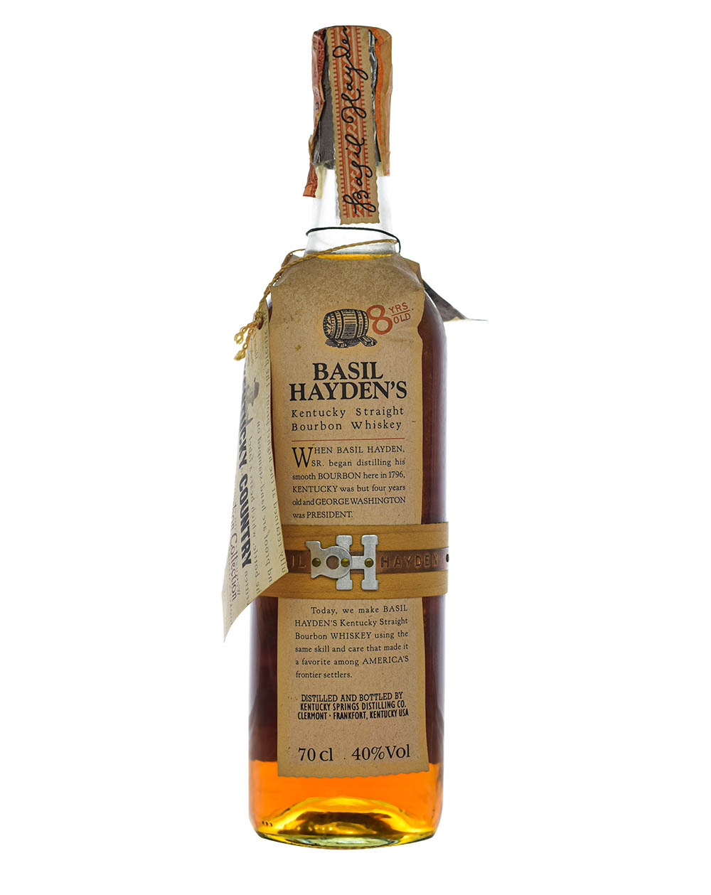 Basil Hayden's 8 Year Old Whisey Front Musthave Malts MHM