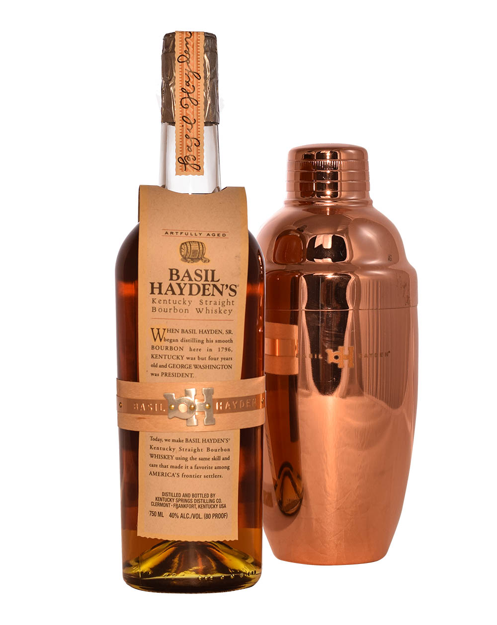 Basil Hayden's Kentucky Straight Limited Edition Copper Cocktail Set Musthave Malts MHM