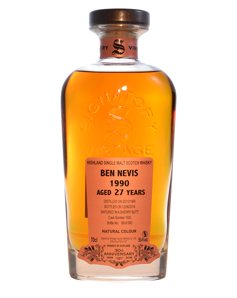 Ben Nevis 1990 Signatory Vintage (27 Years Old) Musthave Malts MHM