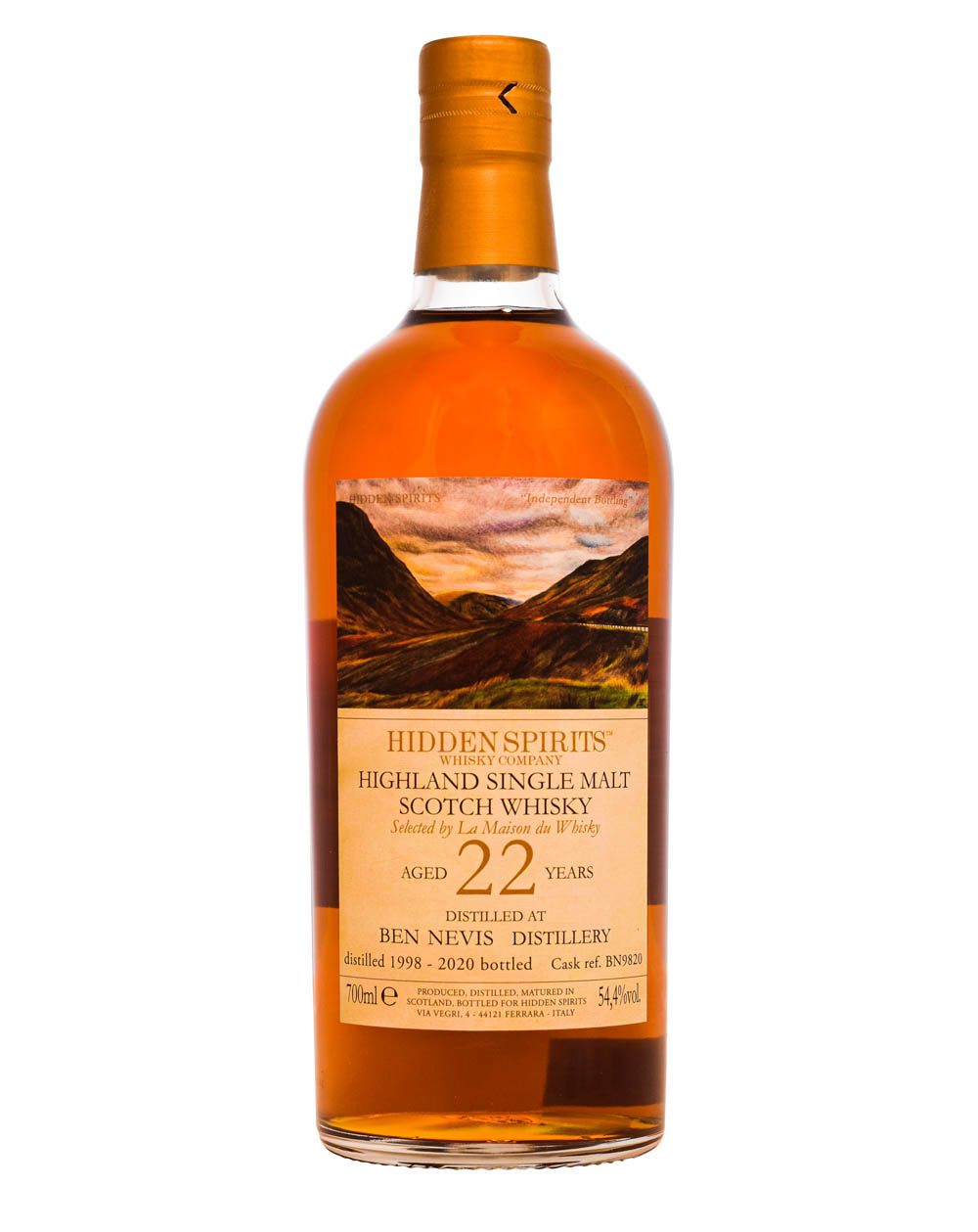 Ben Nevis 22 Years Old 1998 Hidden Spirits Whisky Company Musthave Malts MHM