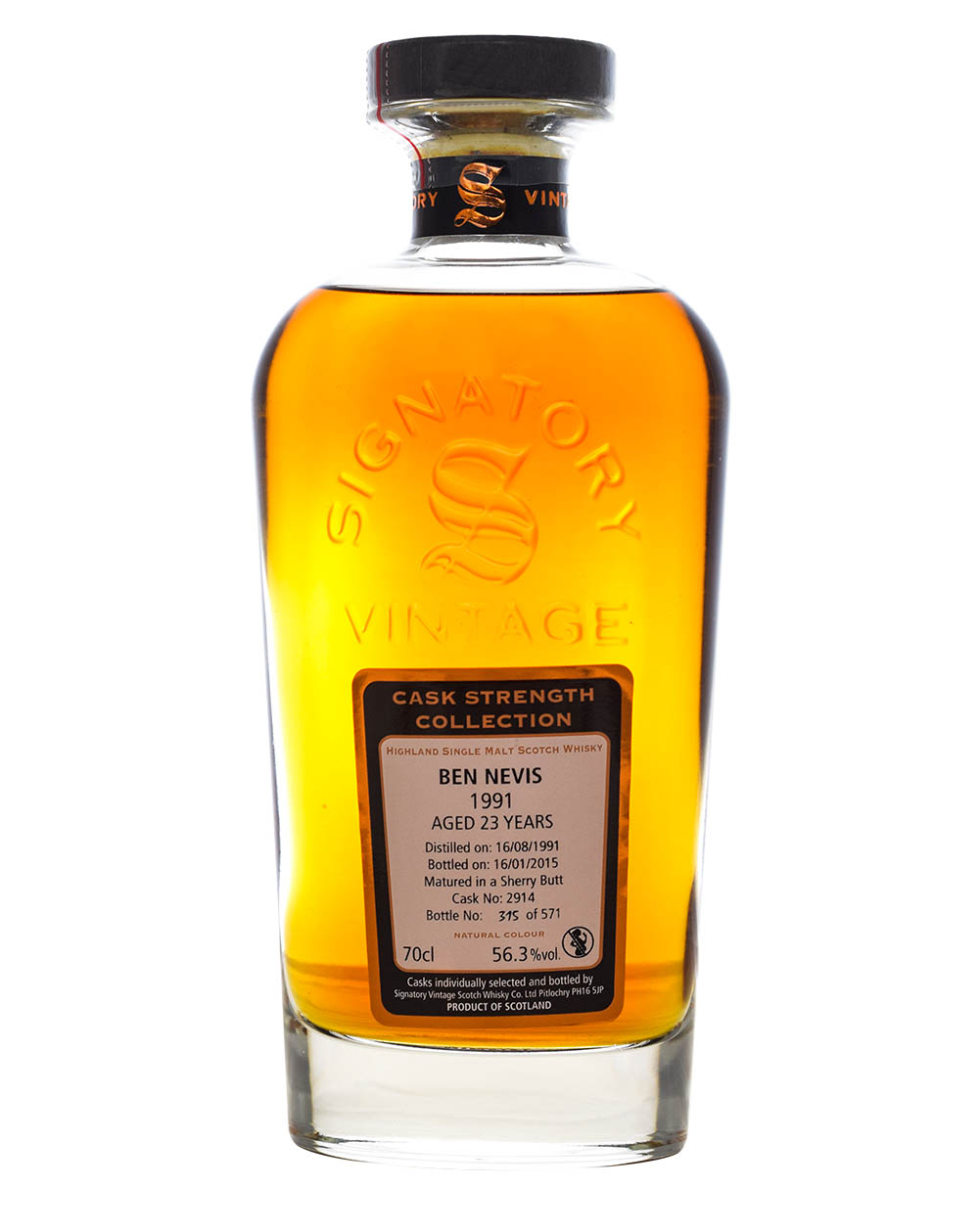 Ben Nevis 23 Years Old Signatory Vintage 1991 Musthave Malts MHM