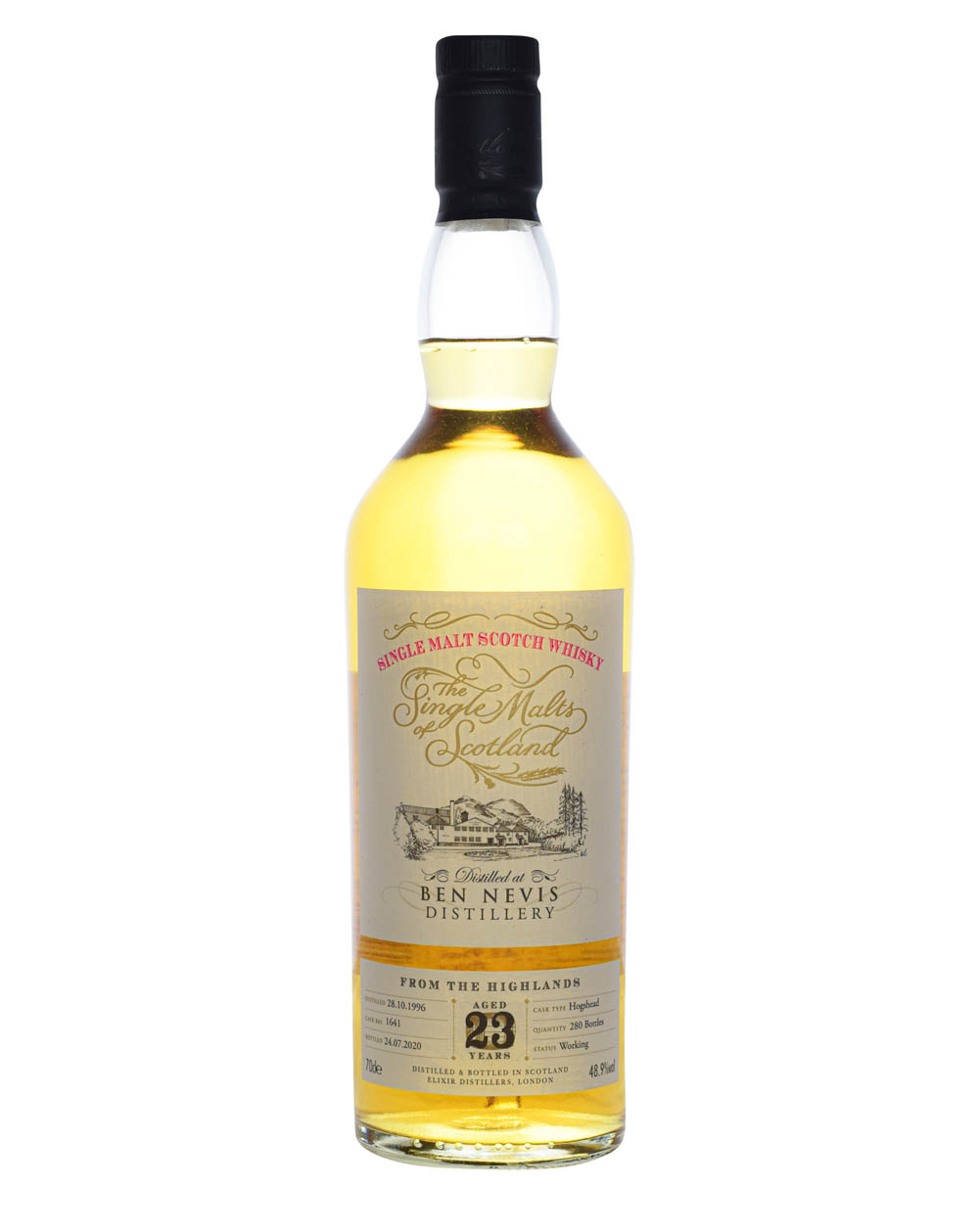 Ben Nevis 23 Years Old The Single Malts of Scotland 1996 Musthave Malts MHM