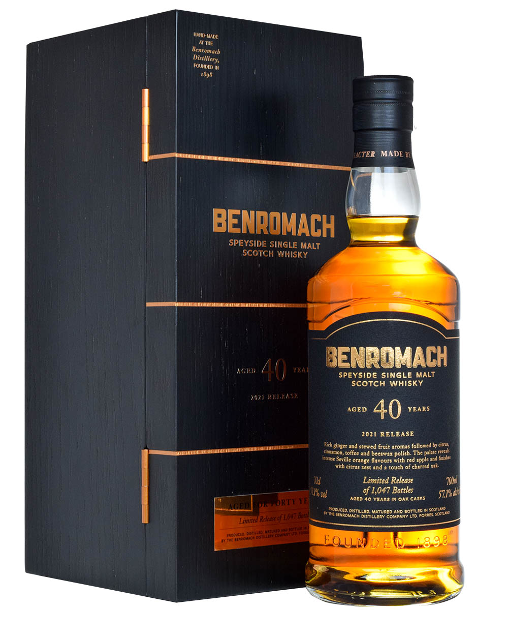 Benromach 40 Years Old 2021 Release Box Musthave Malts MHM
