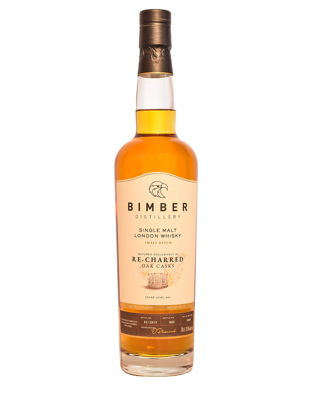 Bimber Single Malt London Whisky Re-Charred Oak Casks Musthave Malts MHM