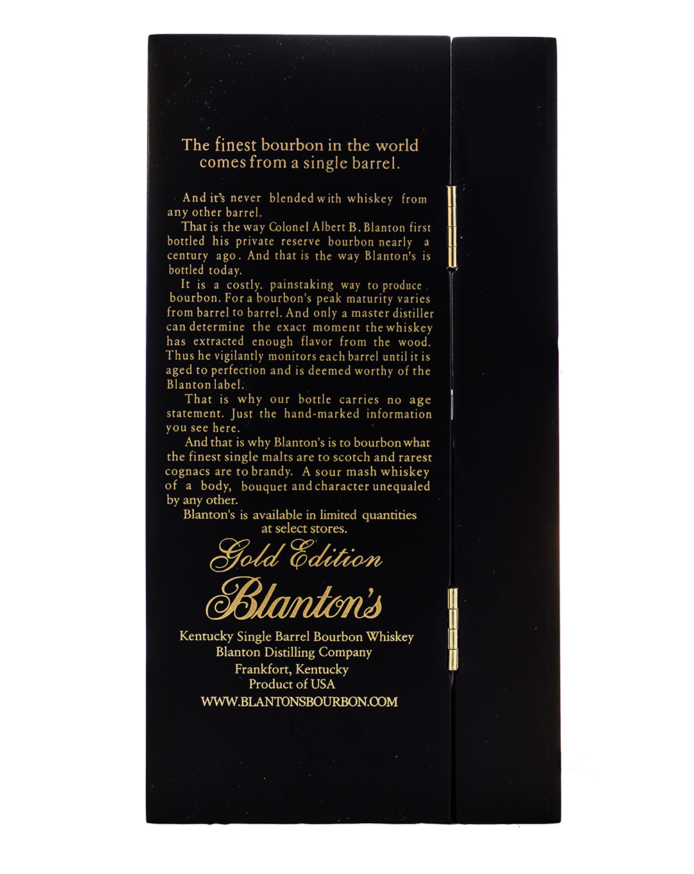 Blanton's Gold + Collection Box 3 Musthave Malts MHM