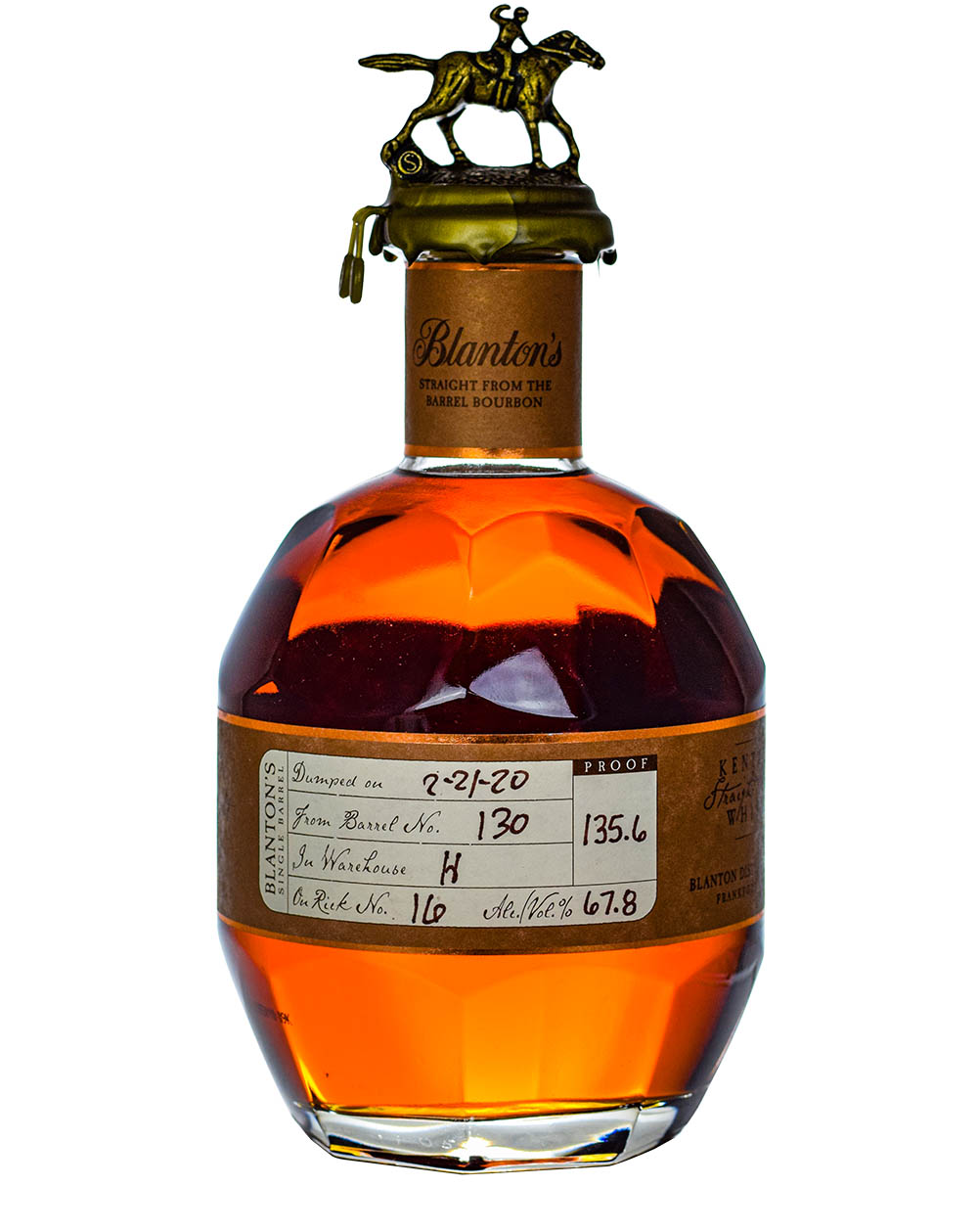 Blanton's Straight From The Barrel 135.6 Proof Musthave Malts MHM