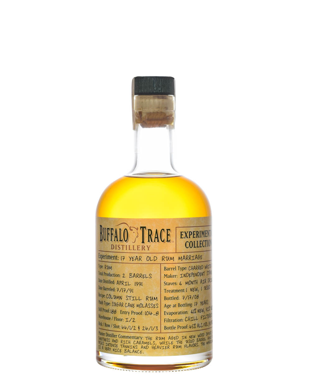 Buffalo Trace Experimental Collection 17 Year Old Rum Marriage Musthave Malts MHM