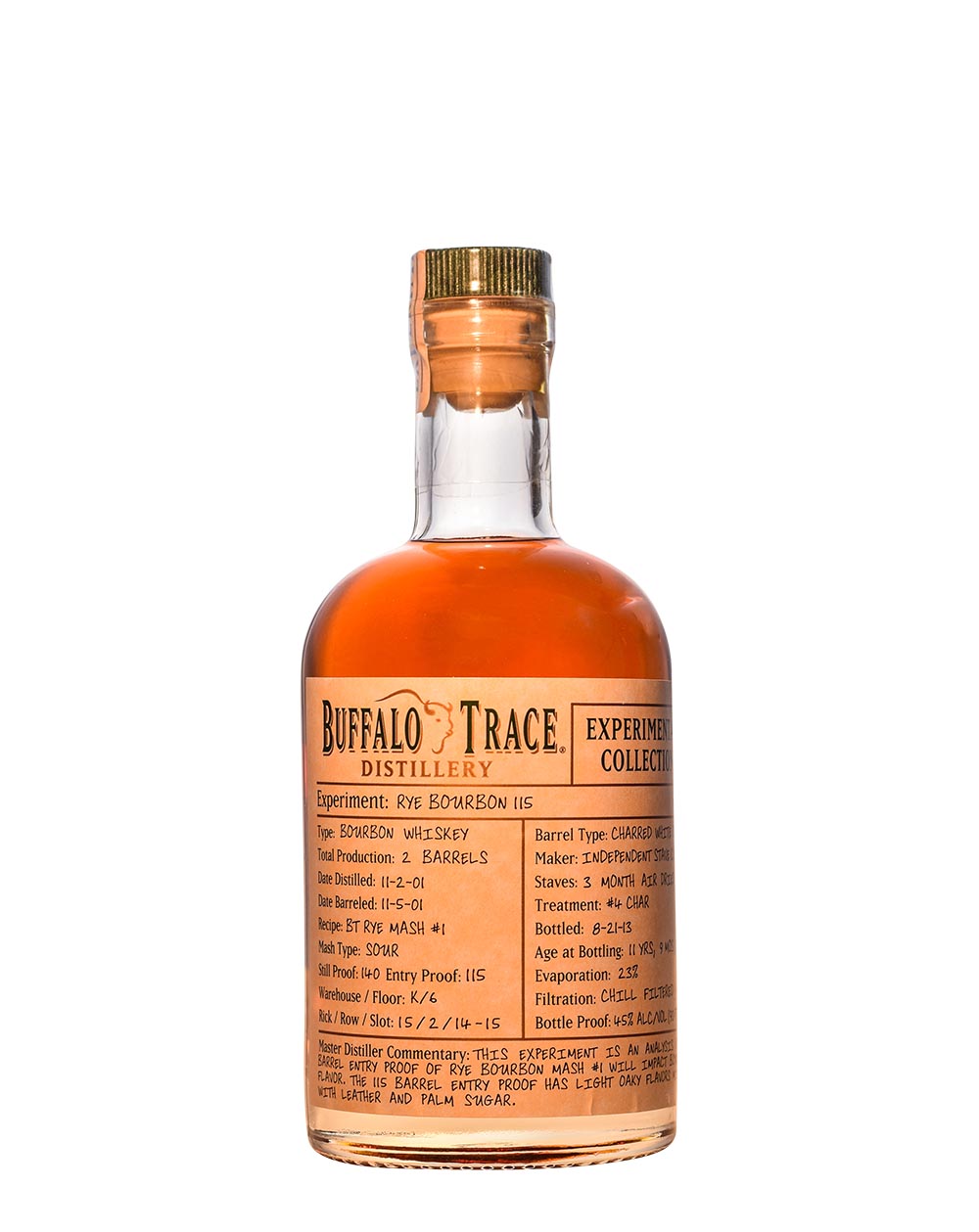 Buffalo Trace Experimental Collection Rye Bourbon 115 Musthave Malts MHM