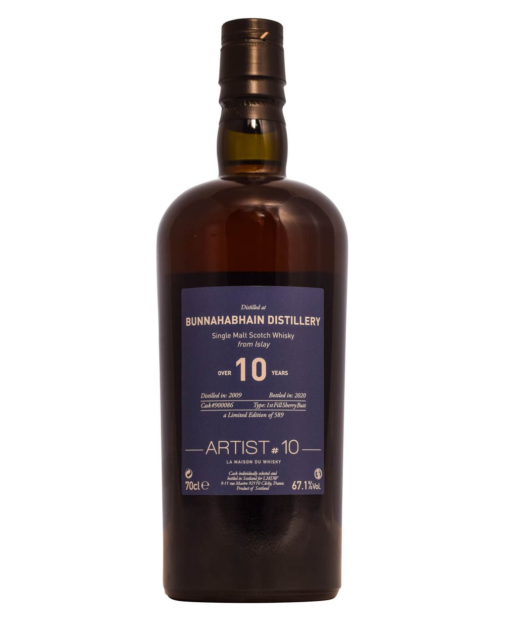 Bunnahabhain 2009 - LMDW Artist #10 (10 Years Old) Front Musthave Malts MHM