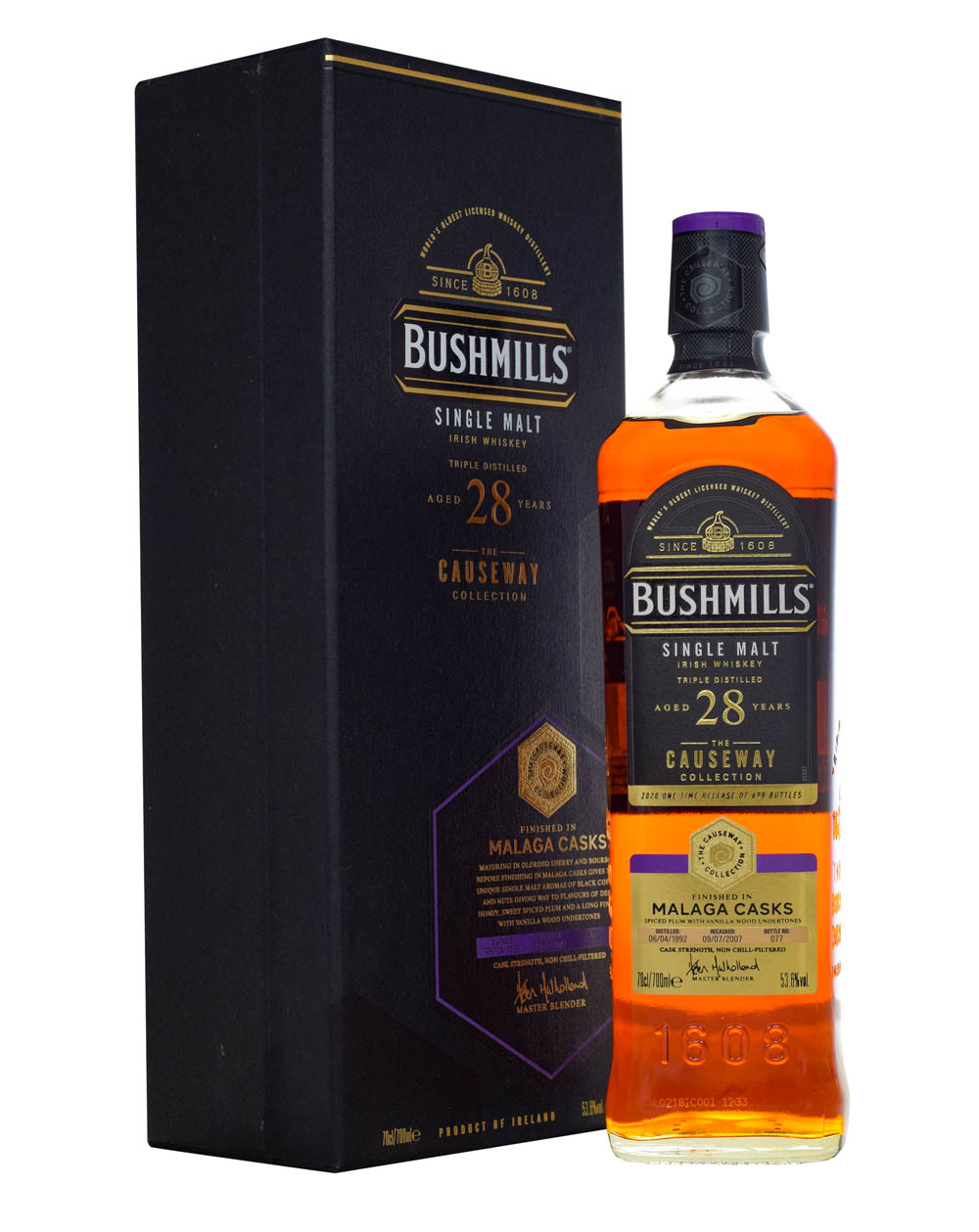 Bushmills 28 Years Old Malaga Casks The Causeway Collection Box Musthave Malts MHM