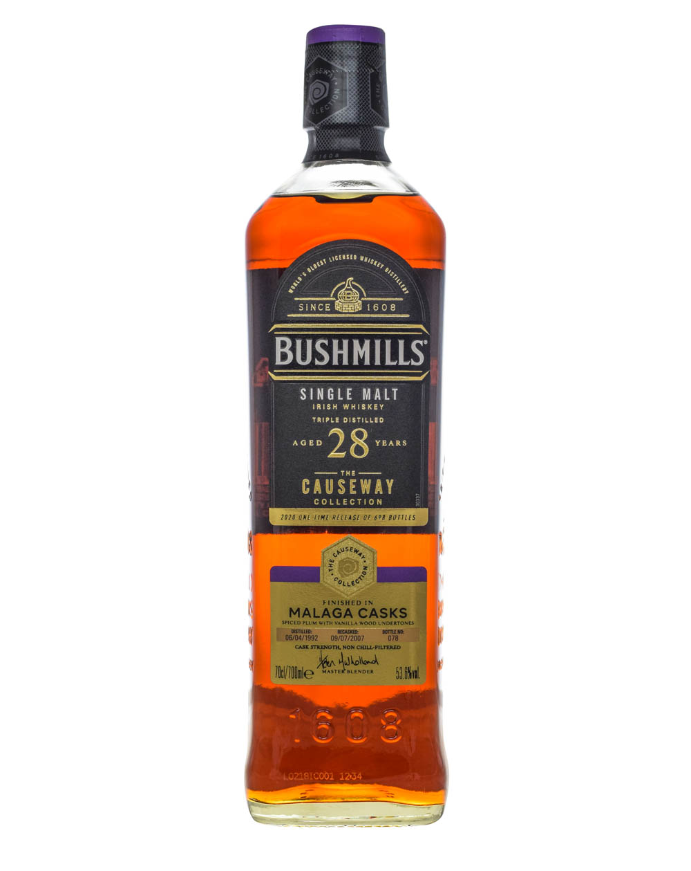 Bushmills 28 Years Old Malaga Casks The Causeway Collection Musthave Malts MHM