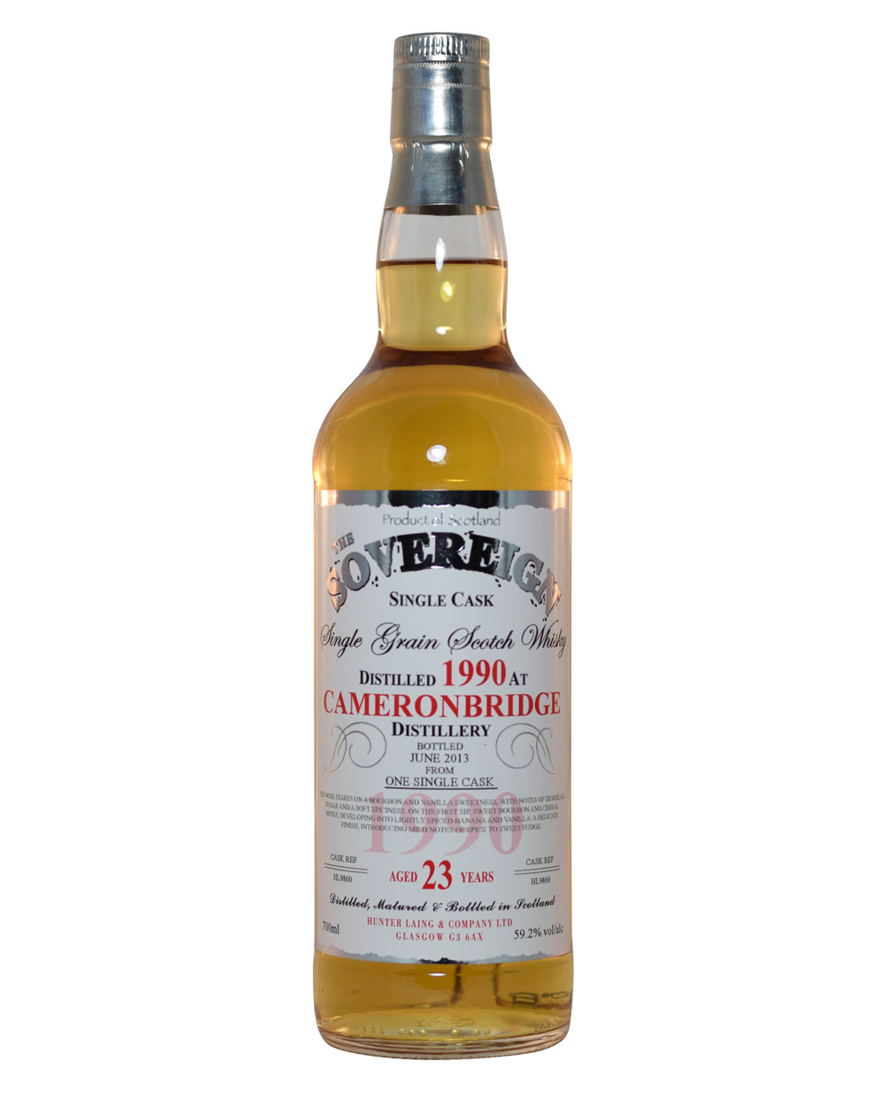 Cameronbridge 1990 - The Sovereign Single Cask (23 Years Old) Musthave Malts MHM