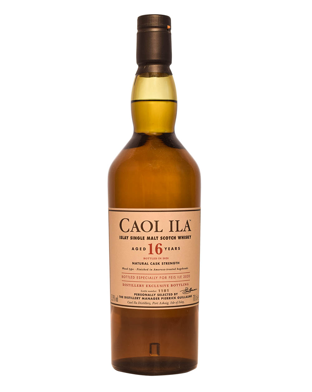 Caol Ila Feis Ile 2020 Natural Cask Strength (16 Years Old) Whiskey Musthave Malts MHM