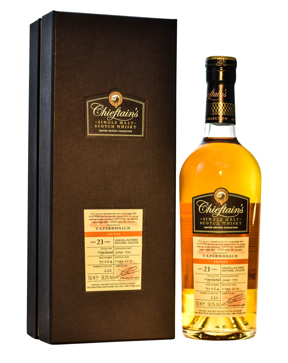 Caperdonich 1995 Chieftain's (23 Years Old) - Box Musthave Malts MHM