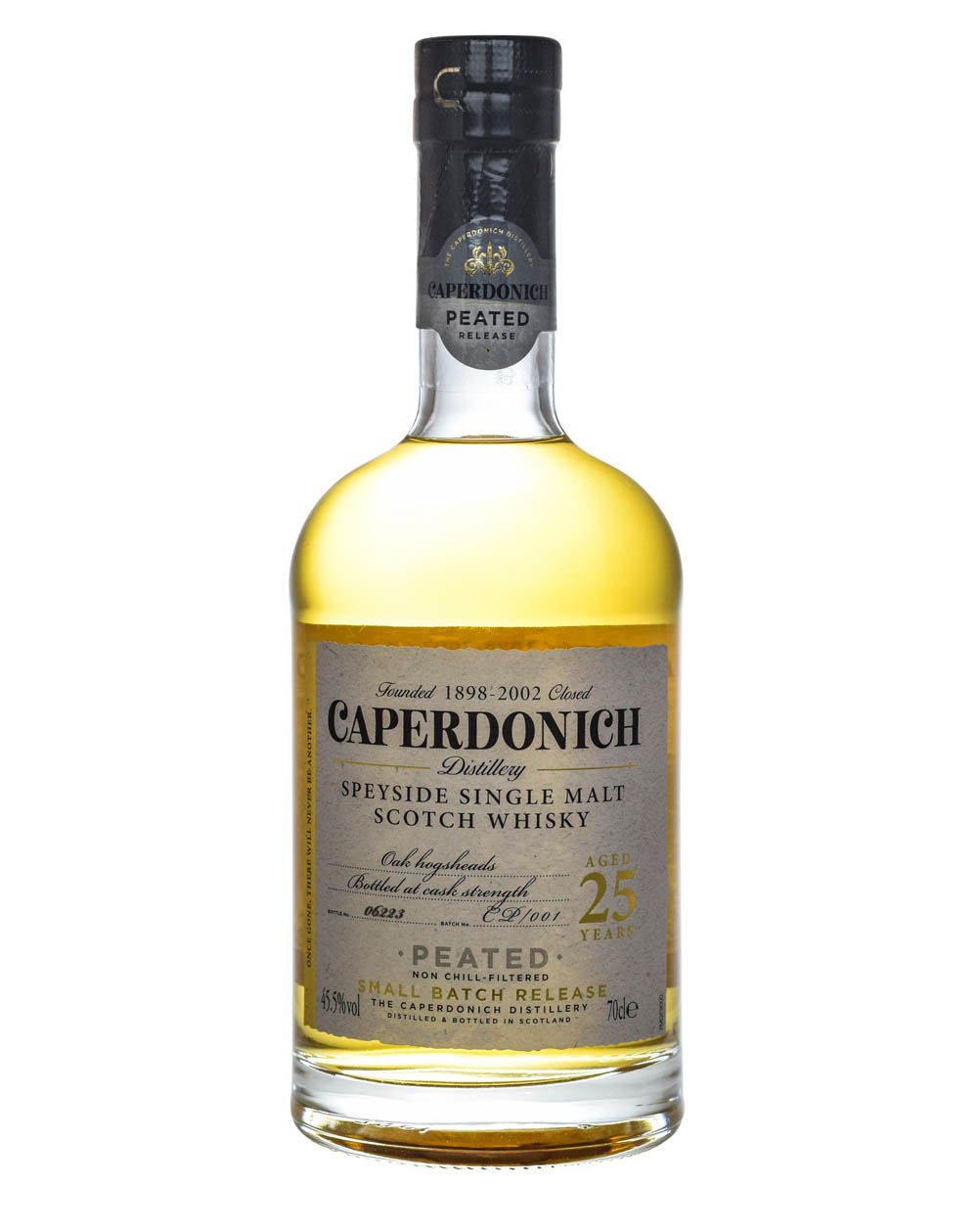 Caperdonich 25 Years Old Peated Small Batch Release Musthave Malts MHM