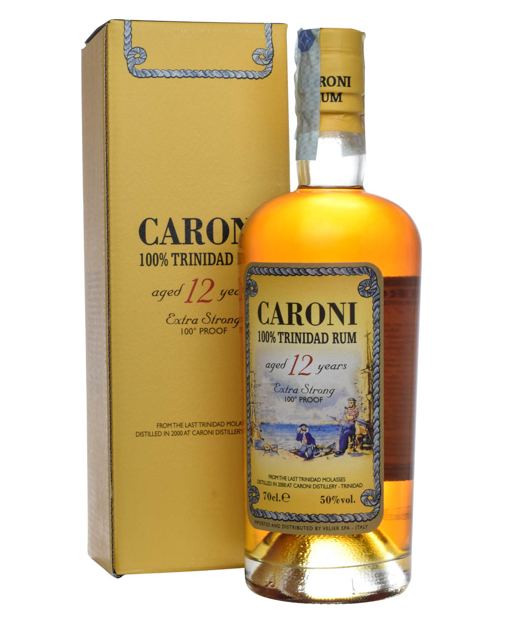 Caroni 12 Years Old 100% Trinidad Rum 100 Proof Box Musthave Malts MHM