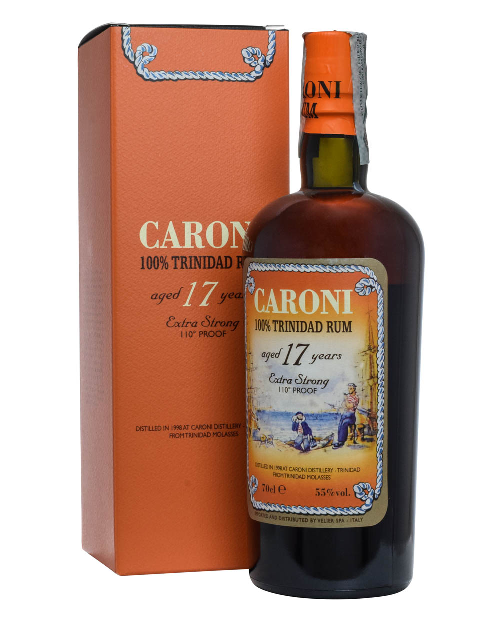 Caroni 17 Years Old 100% Trinidad Rum 110 Proof Box Musthave Malts MHM