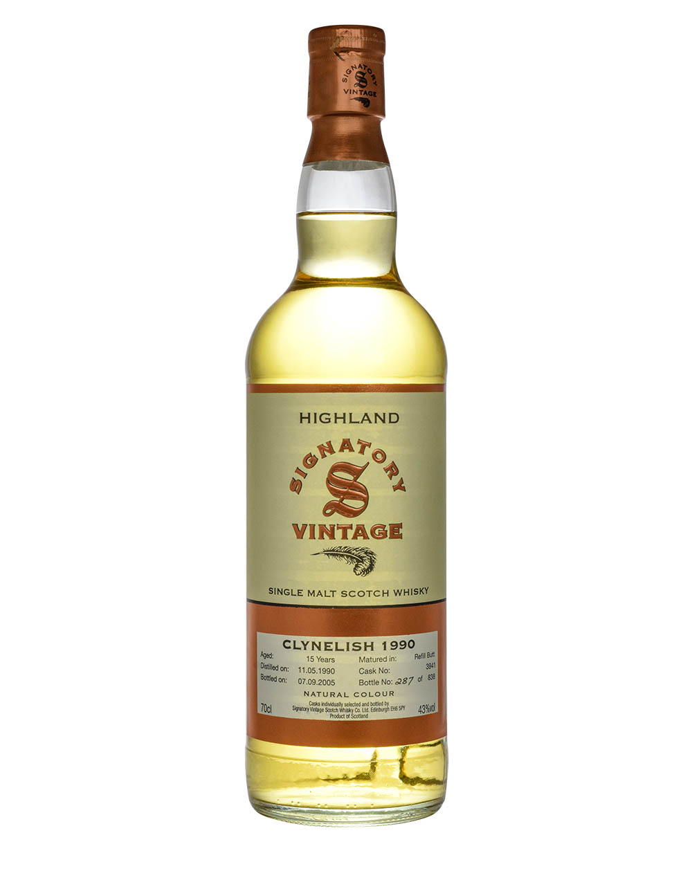Clynelish 15 Years Old Signatory Vintage 1990 Musthave Malts MHM