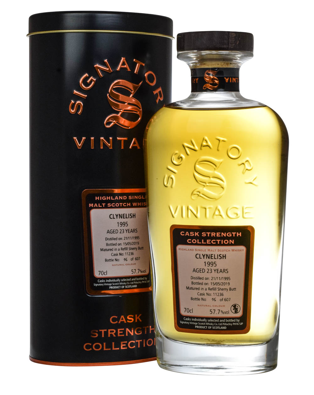 Clynelish 23 Years Old Signatory Vintage 1995 Tube Musthave Malts MHM