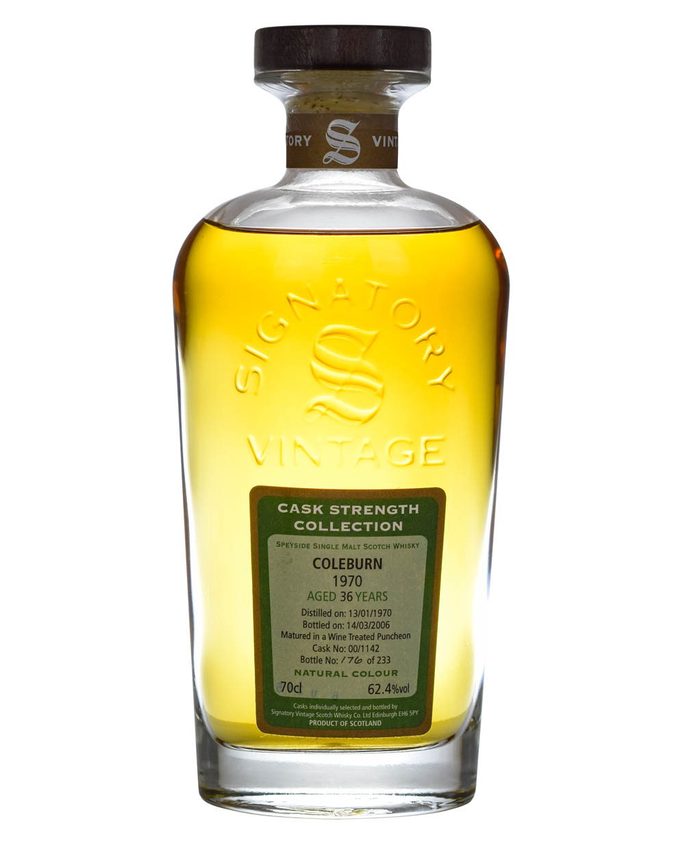 Coleburn 1970 Signatory Vintage 36 Years Old Musthave Malts MHM