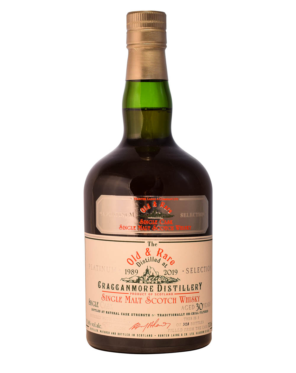 Cragganmore 30 Years Old 1989 Old & Rare Hunter Laing Musthave Malts MHM