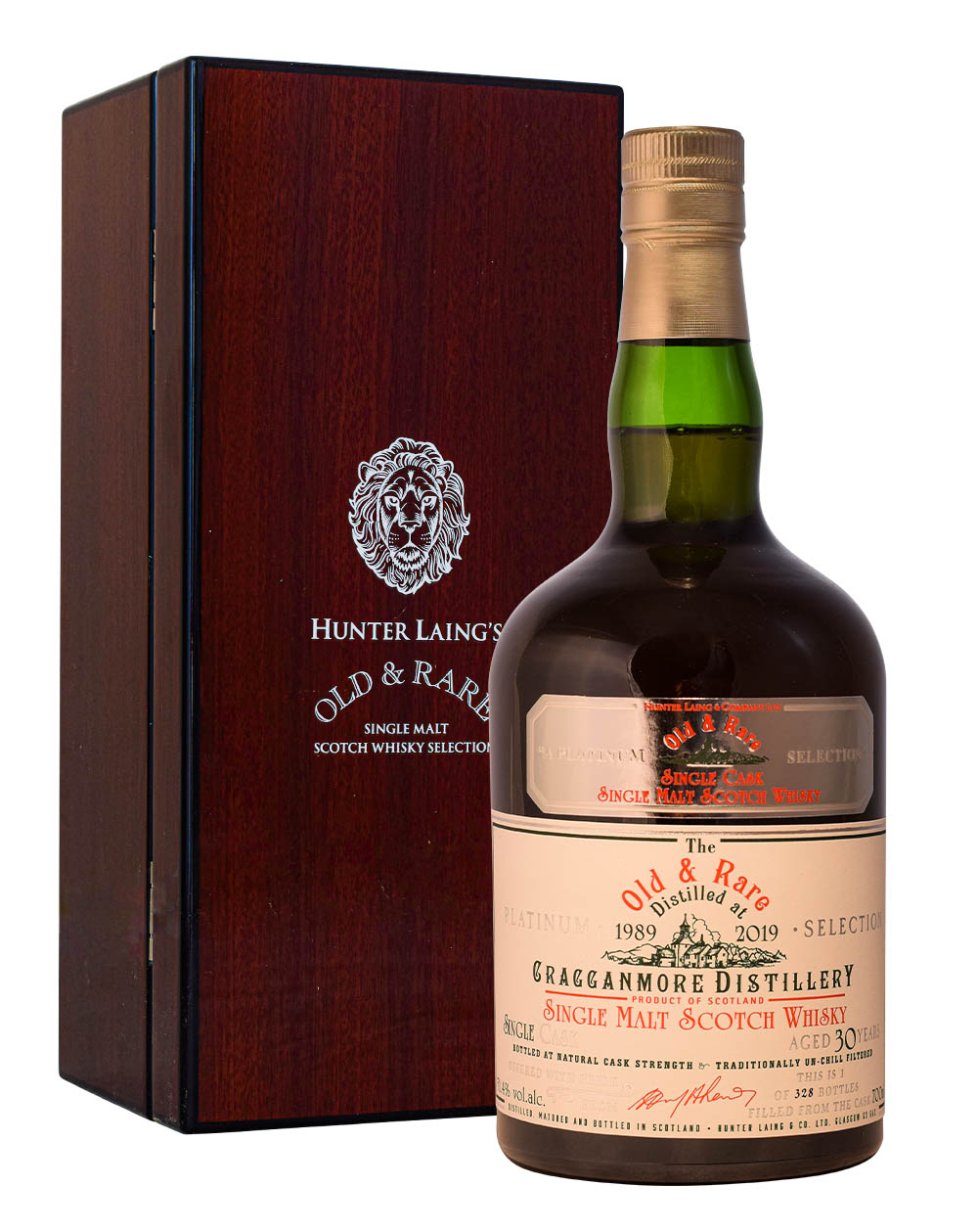 Cragganmore 30 Years Old 1989 Old & Rare Hunter Laing inc box Musthave Malts MHM