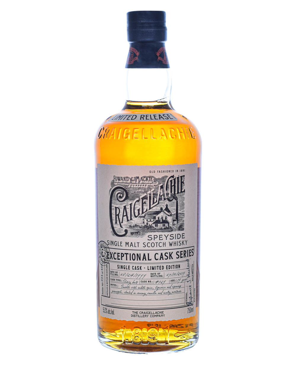 Craigellachie 19 Years Old Exceptional Cask Limited Edition 2019 Musthave Malts MHM
