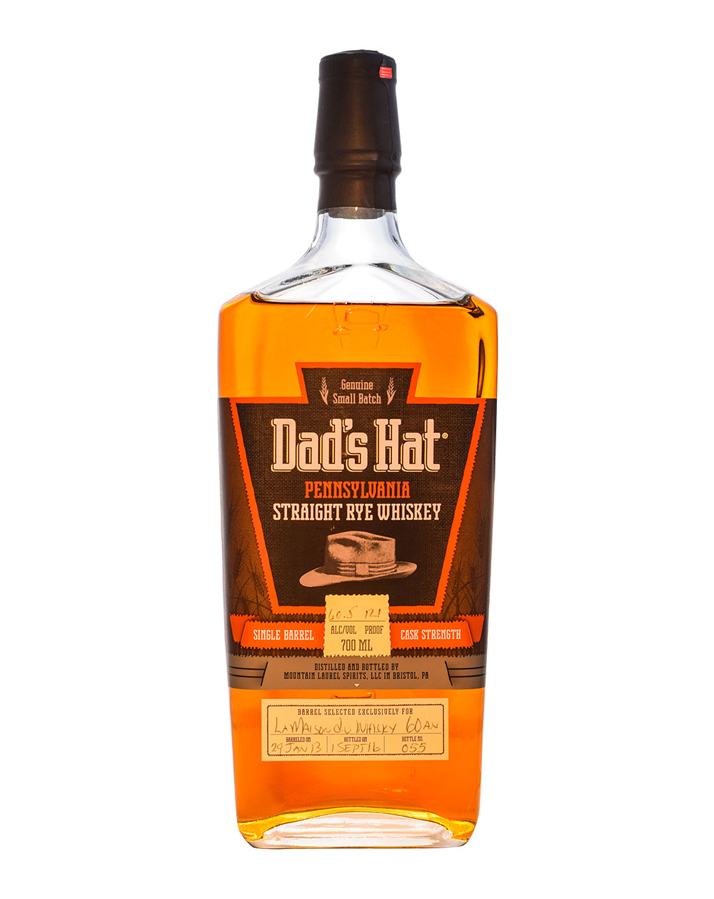 Dad's Hat Pennsylvania Straight Rye Whiskey Musthave Malts MHM