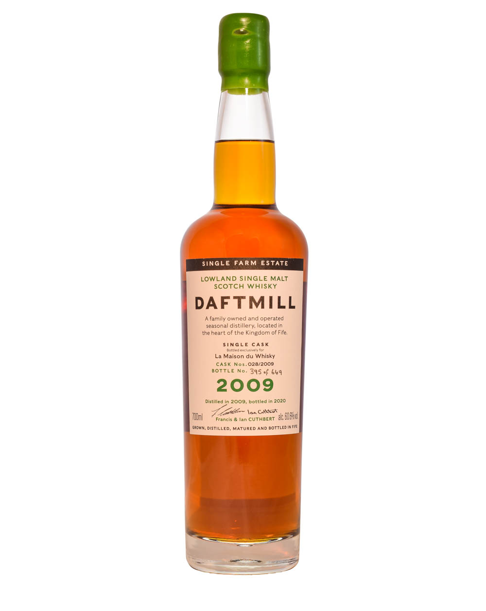 Daftmill 2009 Single Cask Selected by La Maison du Whisky (11 Years Old) Musthave Malts MHM