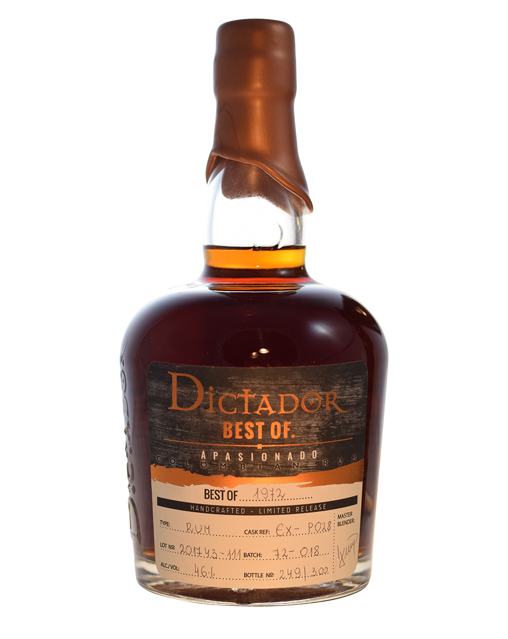Dictador 1972 Best Of 41.6% (45 Years Old) Musthave Malts MHM